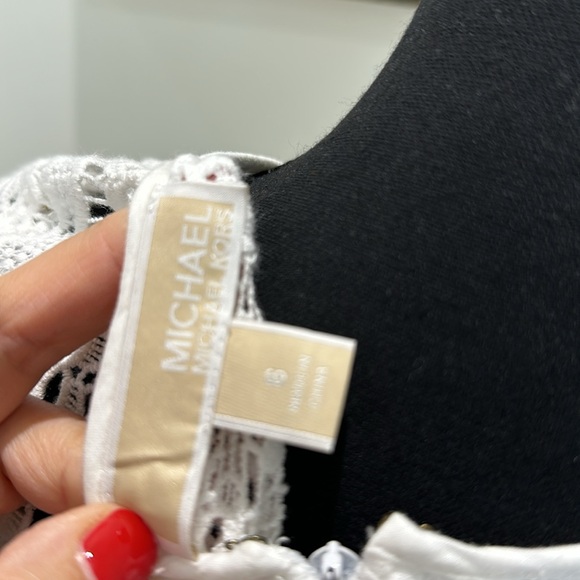 MICHAEL, Michael Kors white cotton lace dress, size 6 - Picture 3 of 3